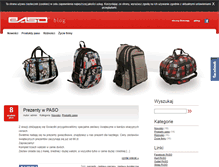 Tablet Screenshot of blog.paso.pl